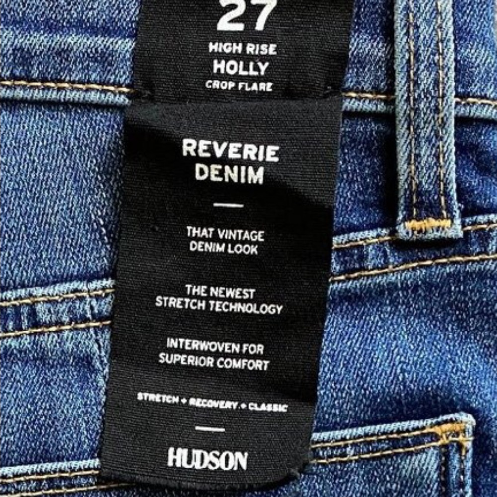 NWT❗️Hudson High Rise Holly Crop Flare Jeans - Picture 8 of 11